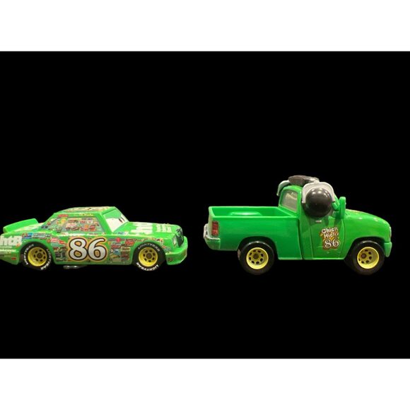Disney Pixar‎ Cars Chick Hicks & Crew Chief Pick-Up Loose Die-cast Lot, Rare - Picture 2 of 7